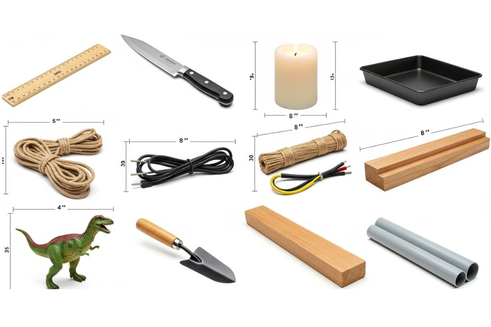 things that are 8 inches long