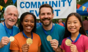 Custom Medals In Building Community Spirit