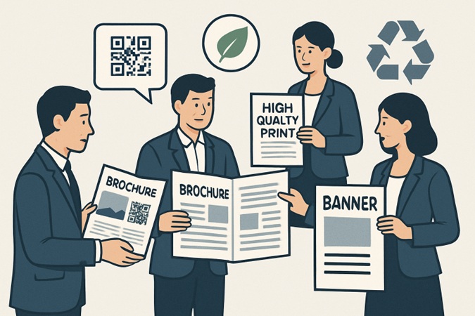 Enhancing Brand Visibility With Quality Print Materials