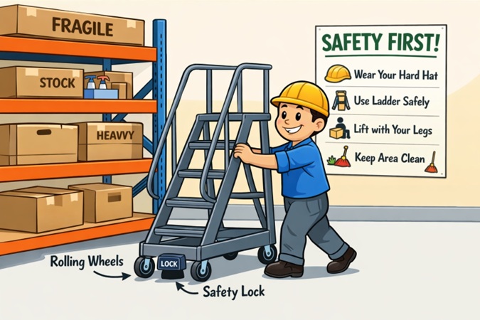Benefits Of Rolling Ladders