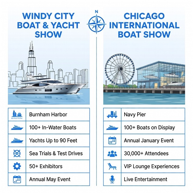 Chicago International Boat Show At Navy Pier